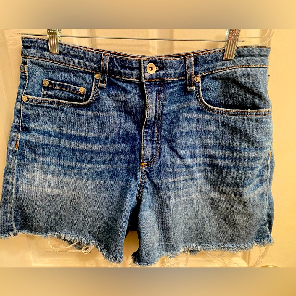 Rag & Bone Nina High Rise Denim Shorts SZ30